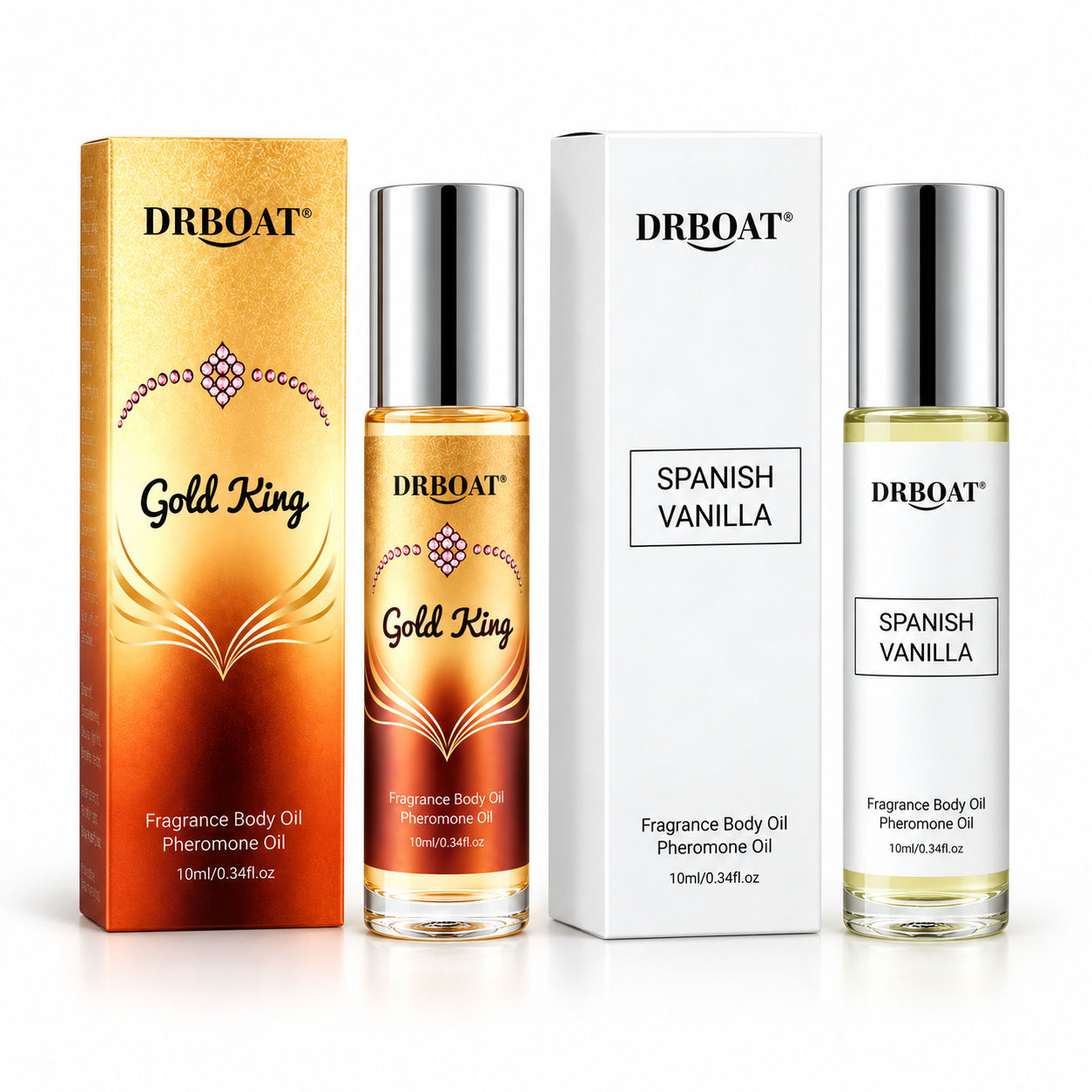 Perfume Fragrance Oil - Kit de Óleo Perfumado Roll-on Duo
